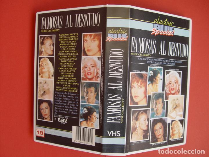 Cine: Cinta Vídeo VHS: FAMOSAS AL DESNUDO (1980’s) Erotismo clásico ¡Original! - Foto 2 - 139159618