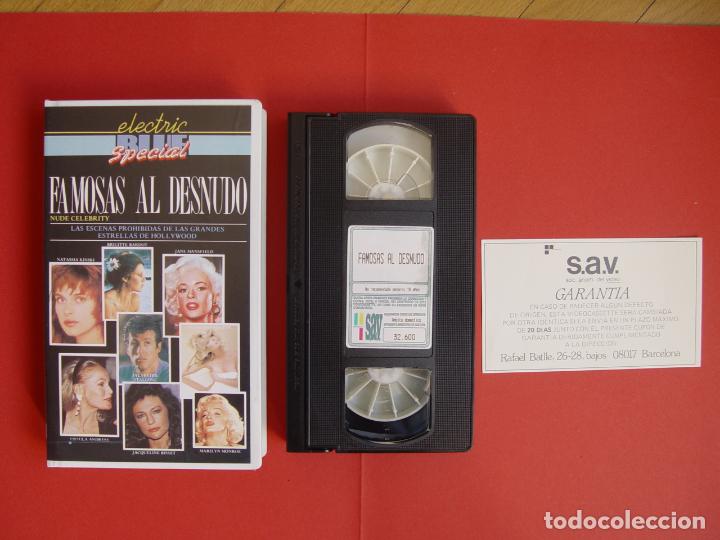 Cine: Cinta Vídeo VHS: FAMOSAS AL DESNUDO (1980’s) Erotismo clásico ¡Original! - Foto 8 - 139159618