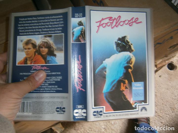Cine: FOOTLOOSE&iexcl;DISPONEMOS,DE MAS DE 60.000.PELICULAS EN VHS BETA Y 2000