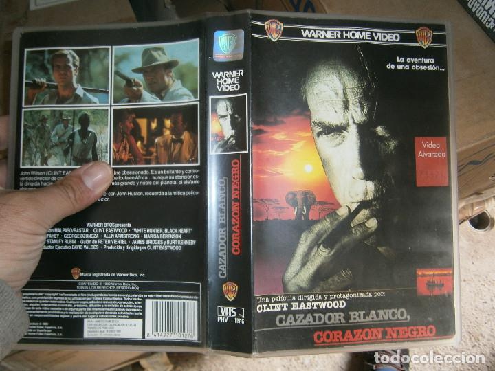 Cine: CAZADOR BLANCO,,CAJA GRANDE&iexcl;&iexcl;DISPONEMOS,DE MAS DE 60.000.PELICULAS EN VHS BETA Y 2000