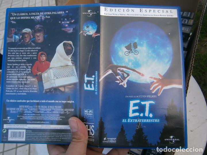 Cine: &iexcl;&iexcl; E. T &iexcl;&iexcl;EDICCION ESPECIAL&iexcl;&iexcl;disponemos de mas de 60.000,peliculas vhs beta 2000&iexcl;