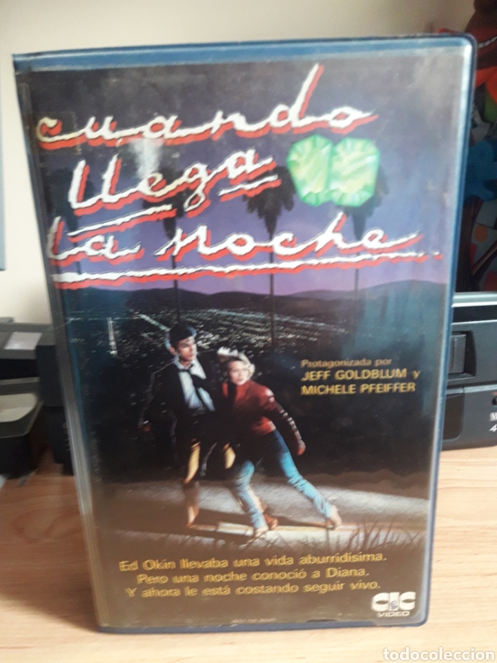 Cine: Cuando llega la noche vhs - Foto 1