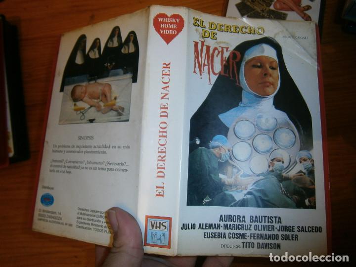 Cinema: EL DERECHO DE NACER&iexcl;&iexcl;DISPONEMOS DE MAS,DE,60.000,PELICULAS VHS,BETA,2000,