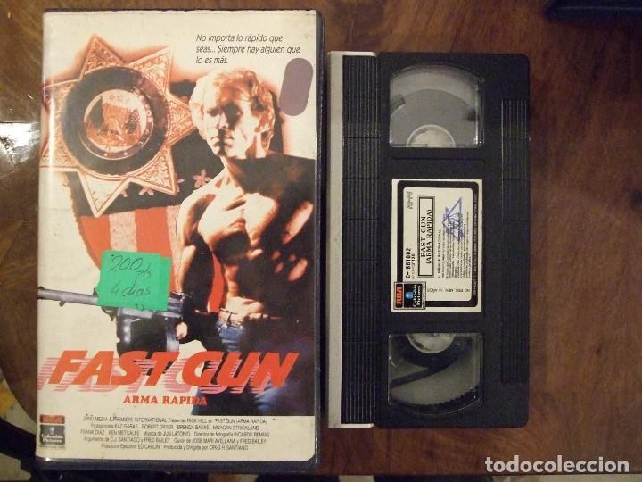 Kino: FAST GUN ARMA RAPIDA - CIRIO SANTIAGO - KAZ GARAS , ROBERT DRYER - RCA 1988