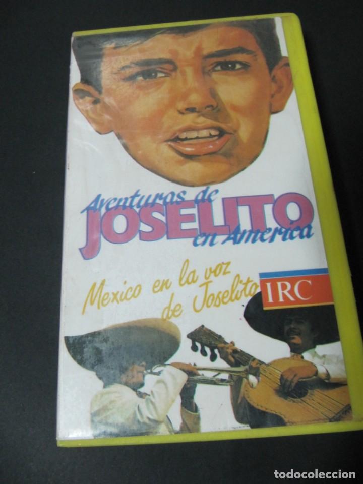 Cine: VHS VIDEO AVENTURAS DE JOSELITO EN AMERICA AVENTURAS DE JOSELITO Y PULGARCITO NO EDITADA EN DVD
