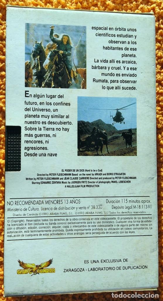 Cine: ((PELICULA -VHS)) El Poder de un Dios - 1989 - Foto 2