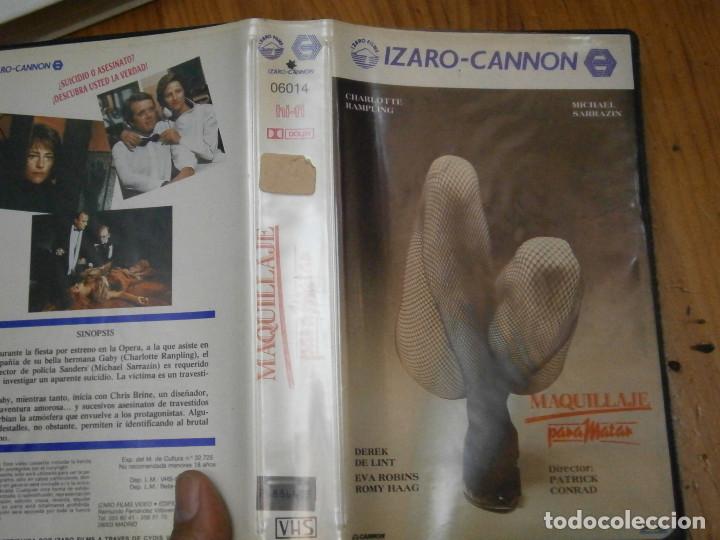 Cinema: &iexcl;MAQUILLAJE,PARA,MATAR&iexcl;&iexcl;CAJA GRANDE&iexcl;DISPONEMOS MAS DE, 60000,PELICULAS ,EN.VHS,2000&iexcl;