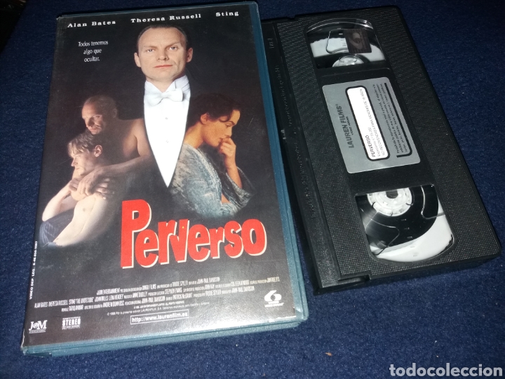 Cine: Perverso- vhs- alan bates- sting - Foto 1