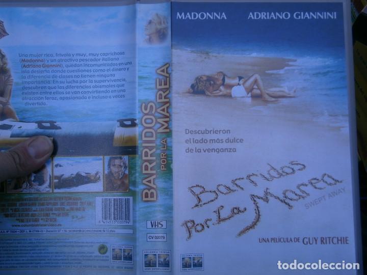 Cinema: BARRIDOS POR LA MAREA&iexcl;&iexcl;CON MADONA &iexcl;&iexcl;disponemos,mas de,60.000,peliculas,vhs,beta,2000,
