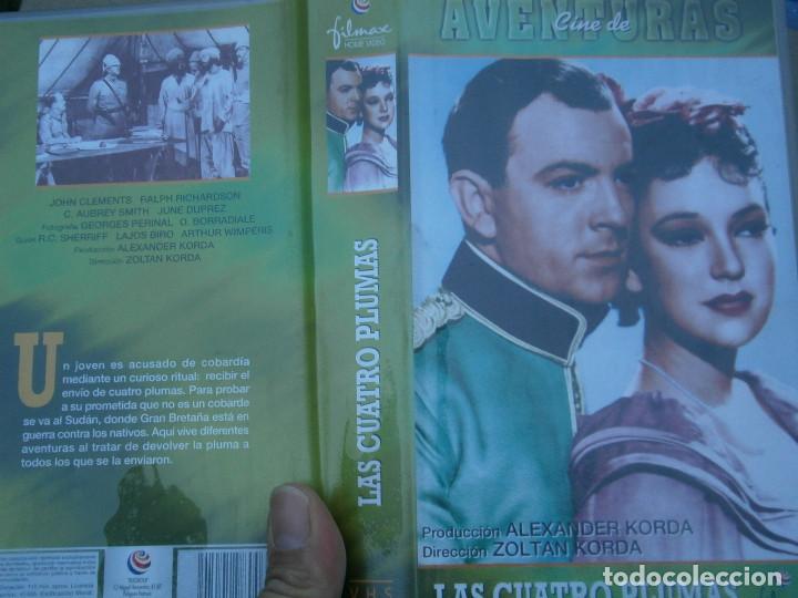 Cinema: LAS CUATRO PLUMAS&iexcl;DISPONEMOS,MAS,DE,60.000,EN VHS,BETA,2000,