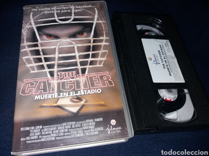 Cine: The catcher- muerte en el estadio- vhs- guy crawford - Terror- Slasher