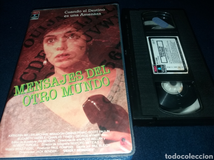 Cine: Mensajes del otro mundo- vhs- dir: jack bender- terror ouija