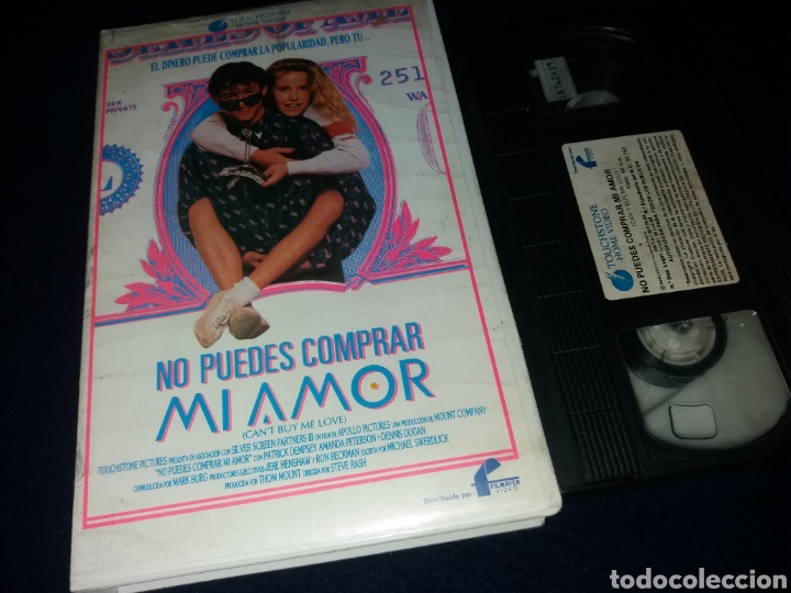 Cine: No puedes comprar mi amor- vhs- 1 edicion- patrick dempsey- amanda peterson