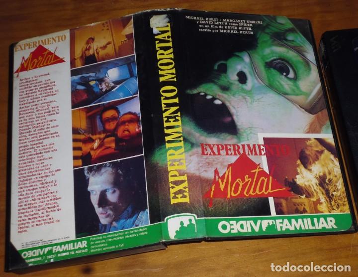 Cine: EXPERIMENTO MORTAL . TERROR - VHS - Foto 2