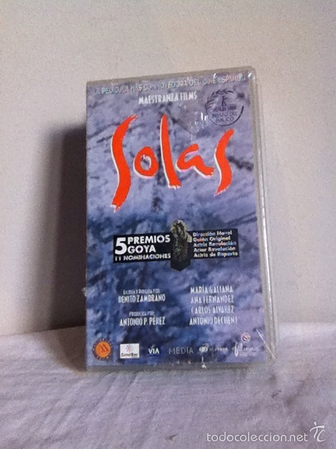 Cine: VHS. SOLAS. NUEVA Y PRECINTADA - Foto 1