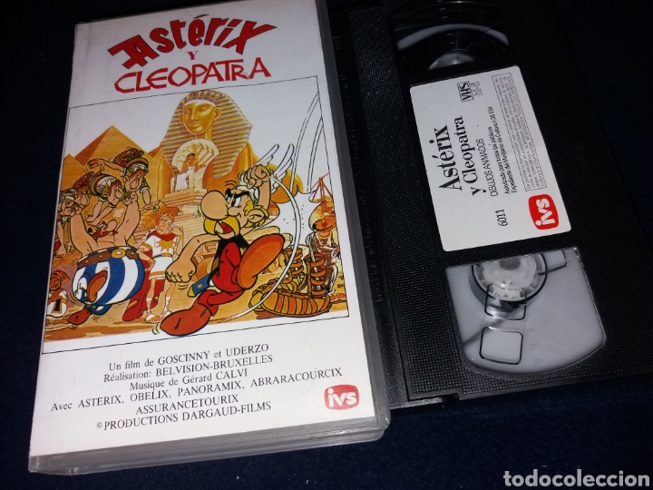 Cine: Axterix y cleopatra- vhs-