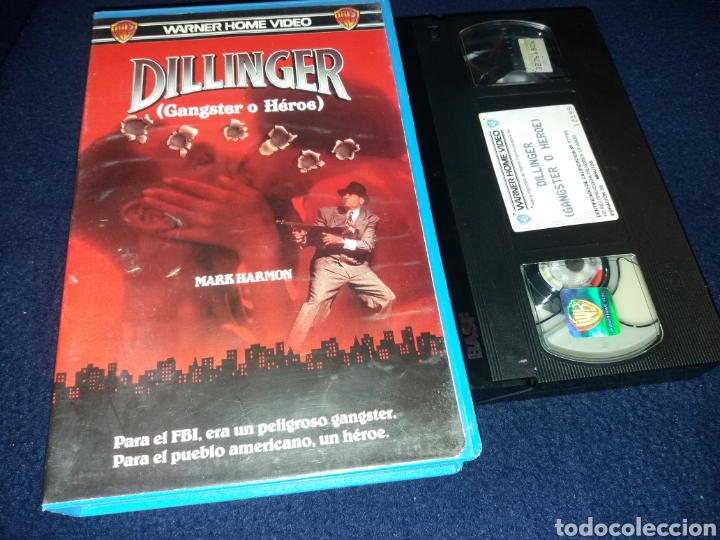 Cin&eacute;ma: Dillinger (gangster o heroe)- vhs- mark harmon- unica y descatalogada