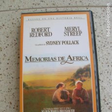 Cine: PELICULA MEMORIAS DE AFRICA EN VIDEO