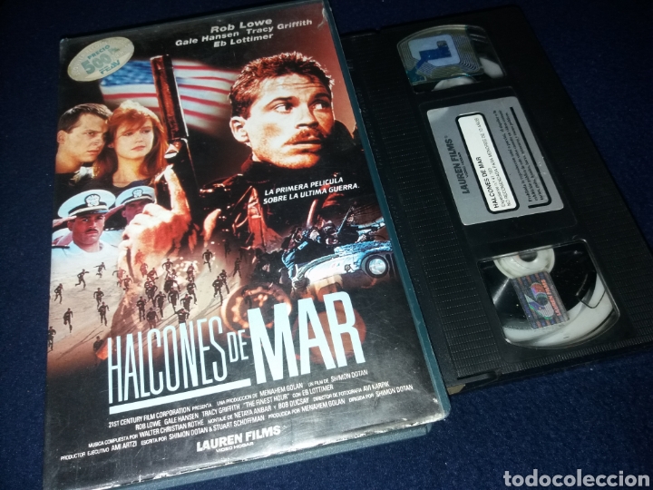 Cine: Halcones de mar- vhs- rob lowe - Foto 1