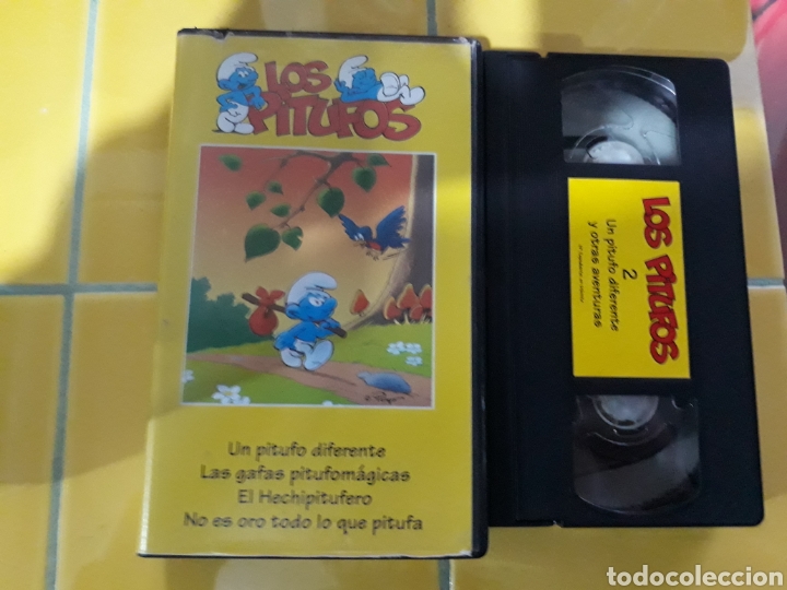 Cine: VHS- Los pitufos vol.2- Un pitufo diferente y otros cap&iacute;tulos