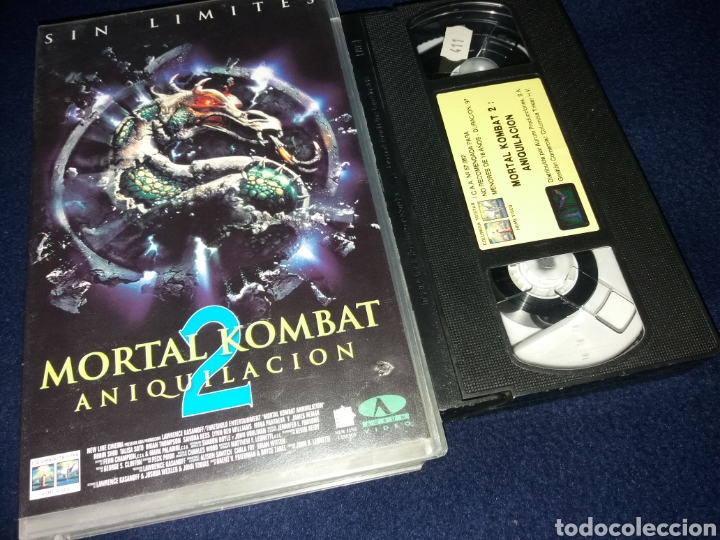 Cine: Mortal kombat 2- vhs - Foto 1