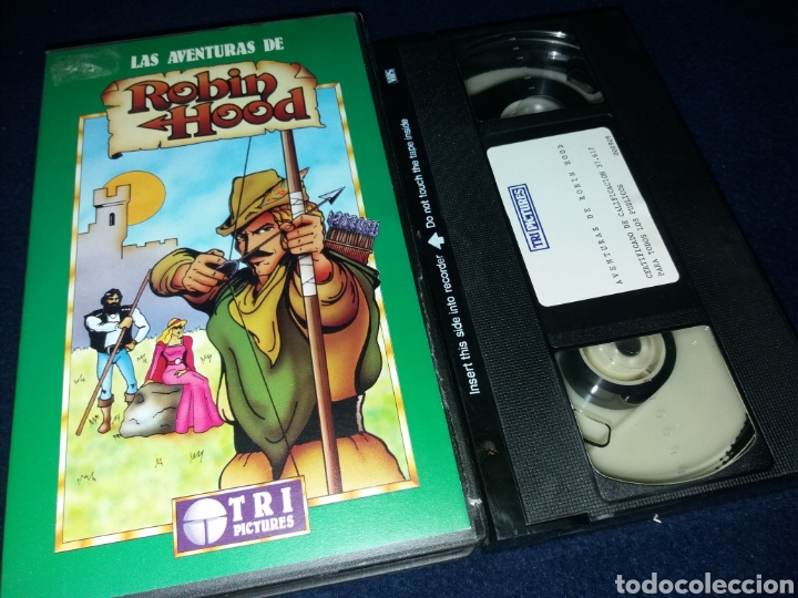 Cine: Las aventuras de robin hood- vhs