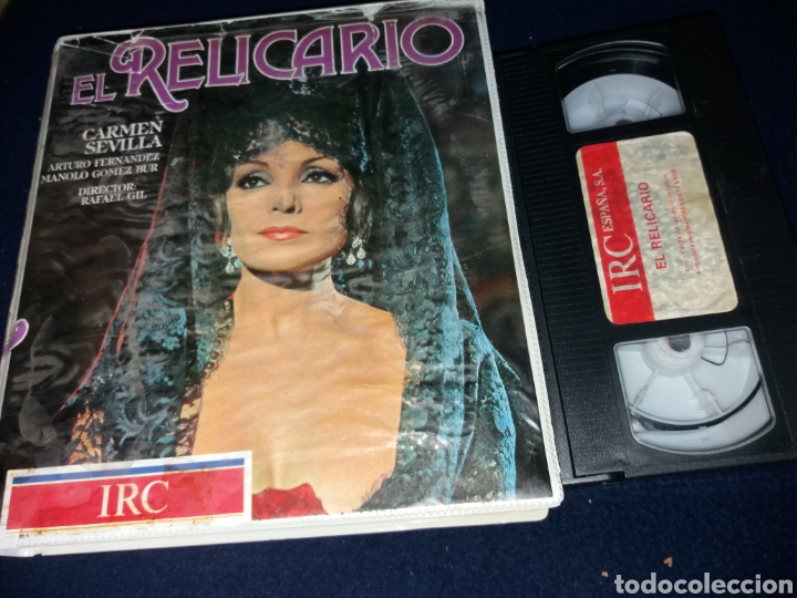Cine: El relicario- vhs- carmen sevilla 1 edicion