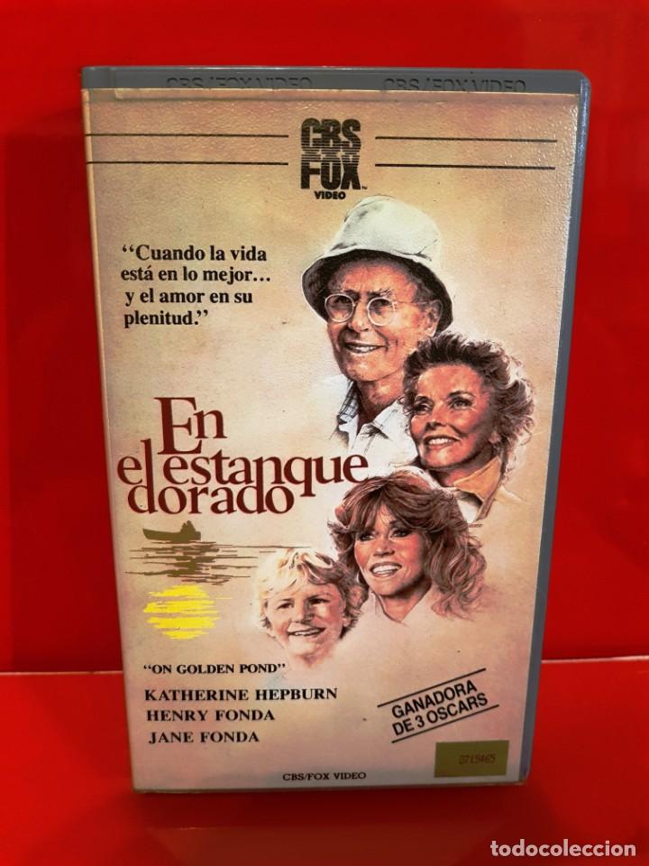 Cine: EN EL ESTANQUE DORADO (1981) Katherine Hepburn, Henry Fonda, Jane Fonda - 1º edición CBS - Foto 1 - 161852370