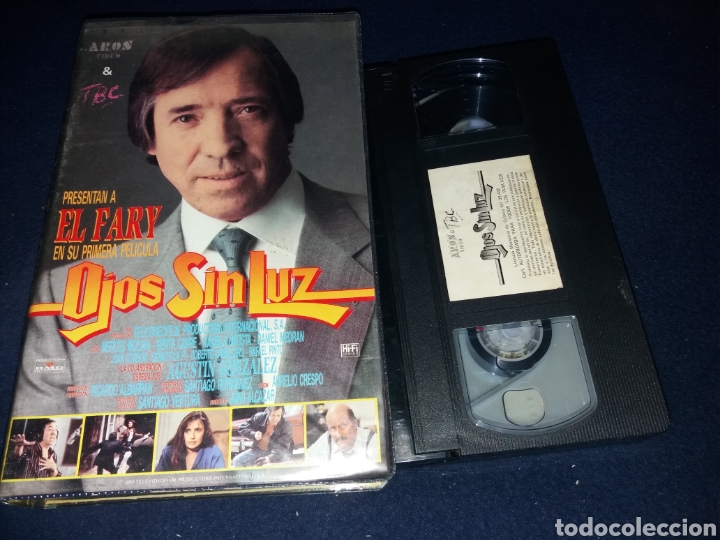Cine: Ojos sin luz- vhs- fary- su primera pelicula- caja original con fotogramas