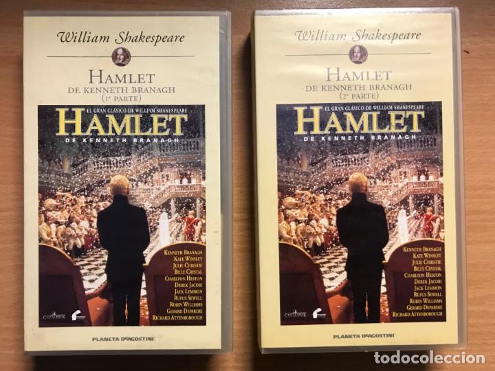 Cine: 2 VHS HAMLET PARTE 1 Y PARTE 2 - Foto 1