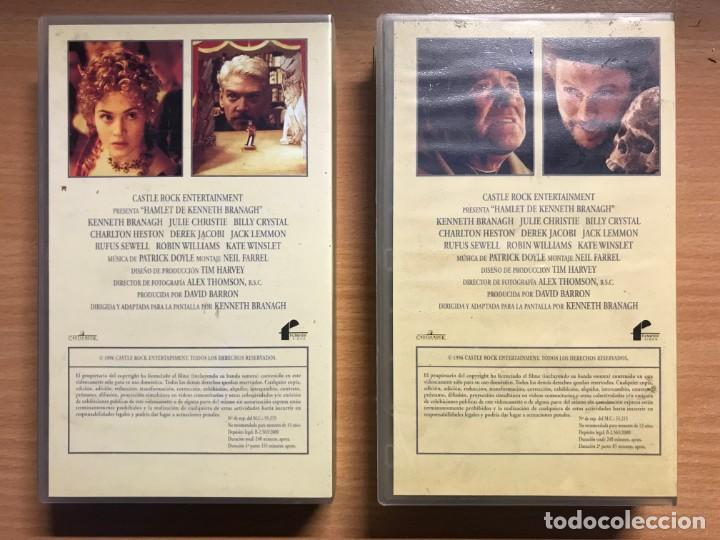 Cine: 2 VHS HAMLET PARTE 1 Y PARTE 2 - Foto 2