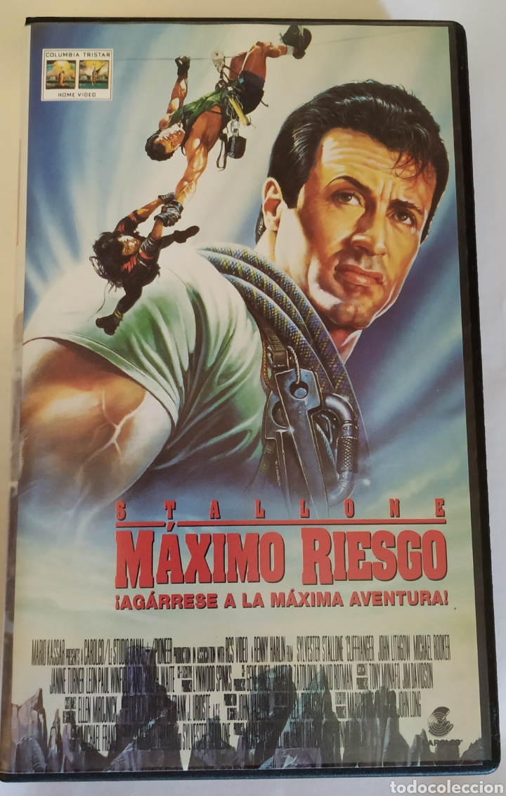 Cine: VHS M&aacute;ximo Riesgo (1993) Sylvester Stallone - Foto 1
