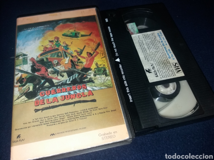 Cine: Guerreros de la jungla- vhs- 1984 Sybil Danning- Euer Weg f&uuml;hrt durch die H&ouml;lle (Jungle Warriors)