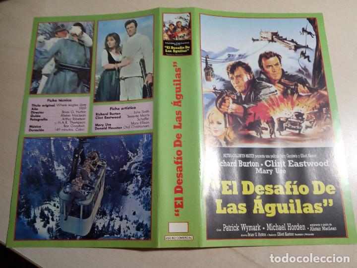 Kino: CARATULA VHS EL DESAFIO DE LAS AGUILAS.