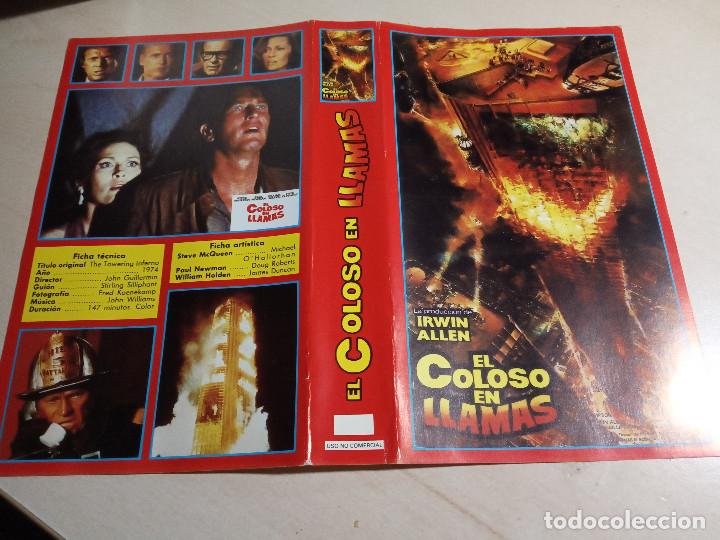 Cinema: CARATULA VHS EL COLOSO EN LLAMAS.
