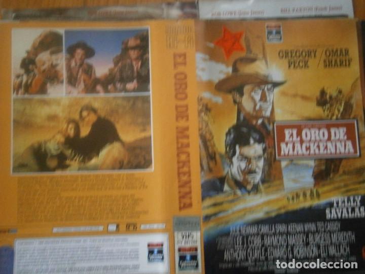 Cine: &iexcl;&iexcl;SOLO CARATULA&iexcl;&iexcl; ediccion video club..EL ORO DE MACKENNA