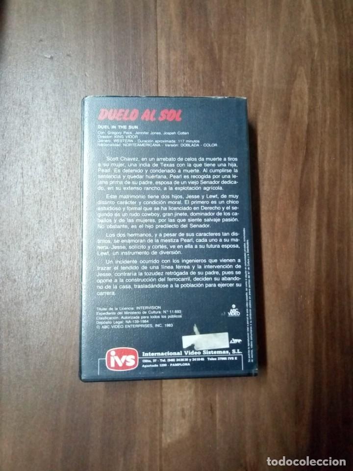 Cine: DUELO AL SOL - VHS - Western - Foto 2