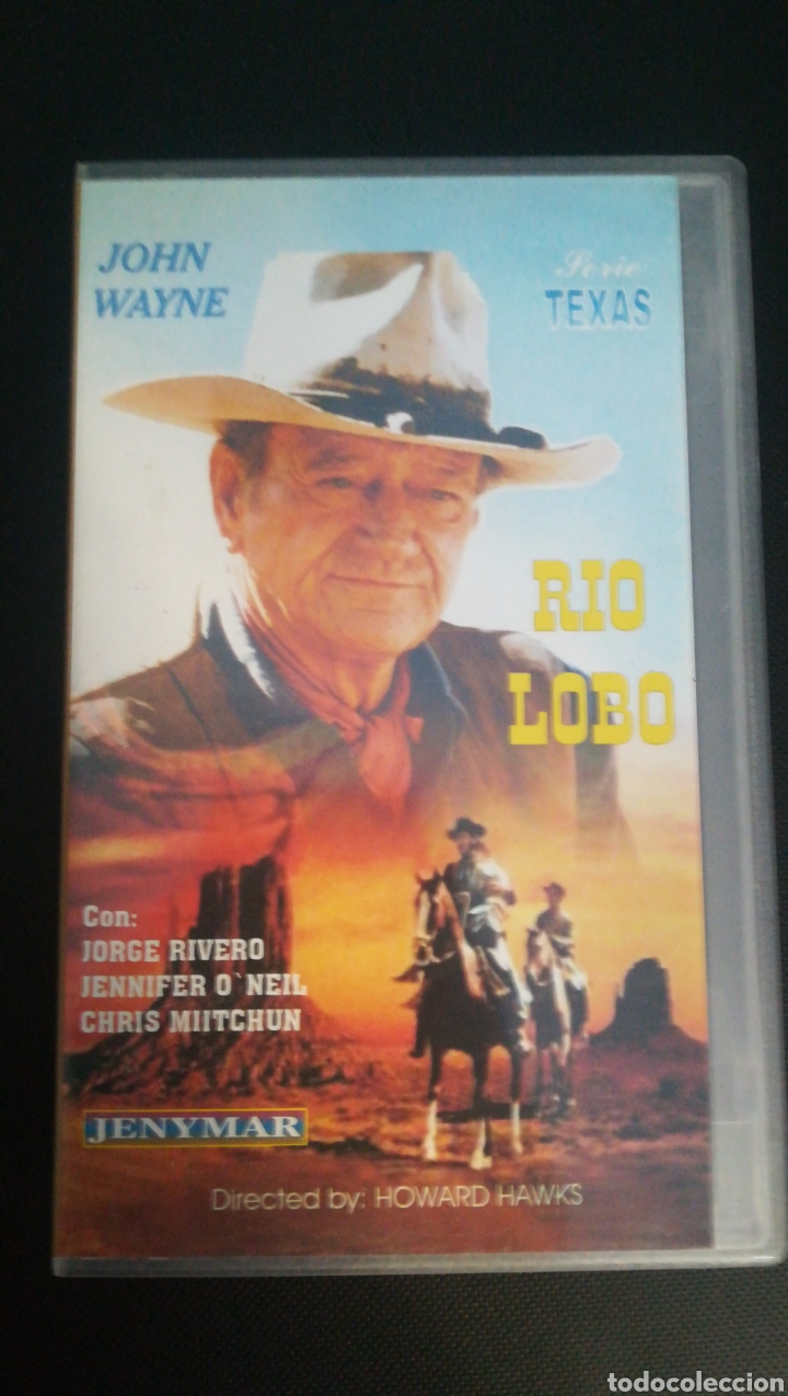Cine: RIO LOBO. VHS. JOHN WAYNE. - Foto 1