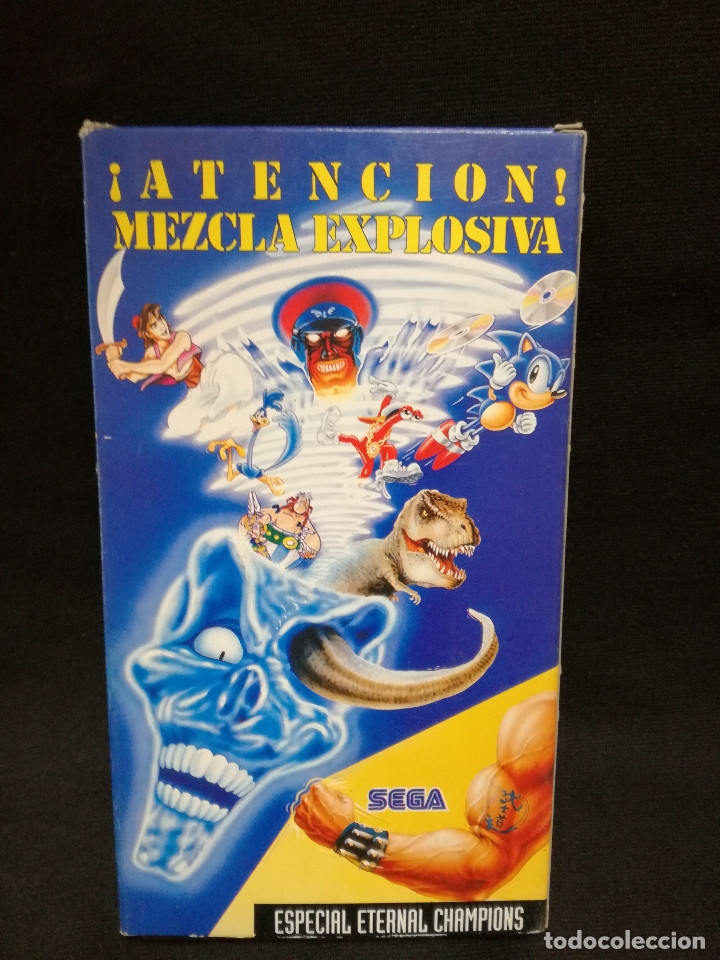 Cine: VHS - ATENCION MEZCLA EXPLOSIVA - SEGA SATURN, GAME GEAR, SEGA CD