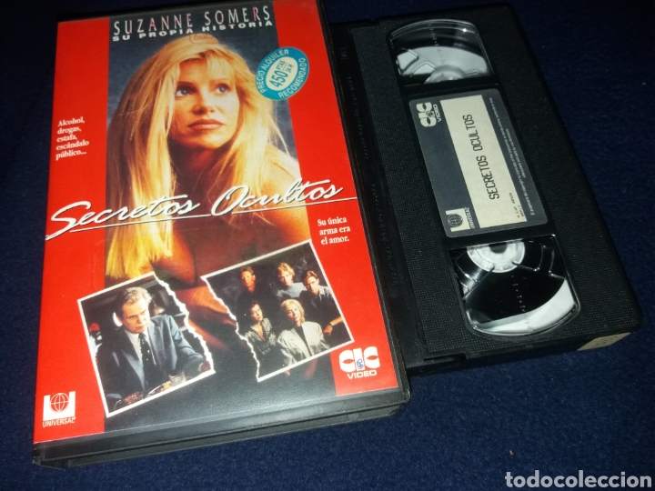 Cine: Secretos ocultos- vhs- suzanne somers- descatalogada