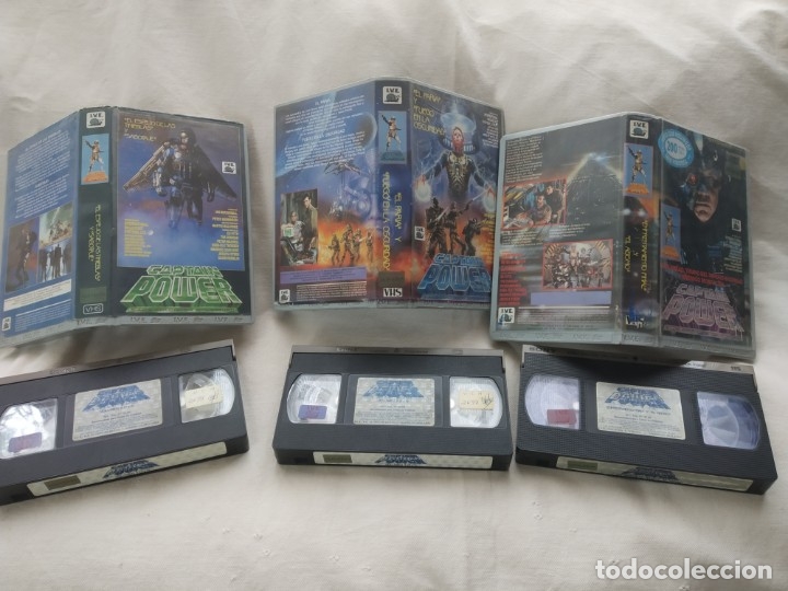 Cine: CAPTAIN POWER Y LOS SOLDADOS DEL FUTURO - 3 VHS
