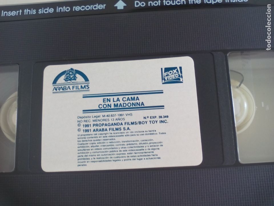 Cine: EN LA CAMA CON MADONNA-VHS - Foto 3