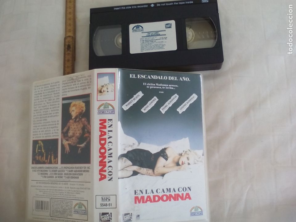 Cine: EN LA CAMA CON MADONNA-VHS - Foto 1