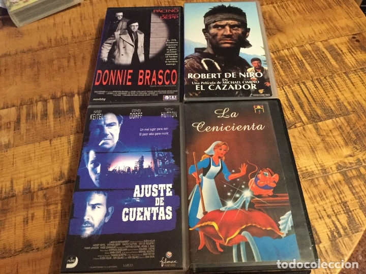 lotre 4 -peliculas vhs-donnie brasco-la cenicie - Buy VHS movies on  todocoleccion