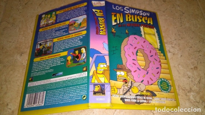 Cine: vhs Los simpson en busca de la nevera perdida - Foto 1