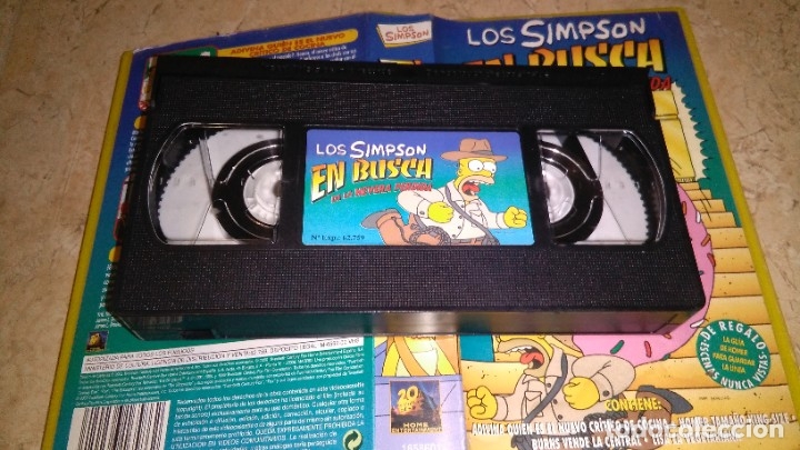 Cine: vhs Los simpson en busca de la nevera perdida - Foto 3