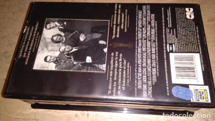 Cine: Vhs  La lista de schindler - Foto 3
