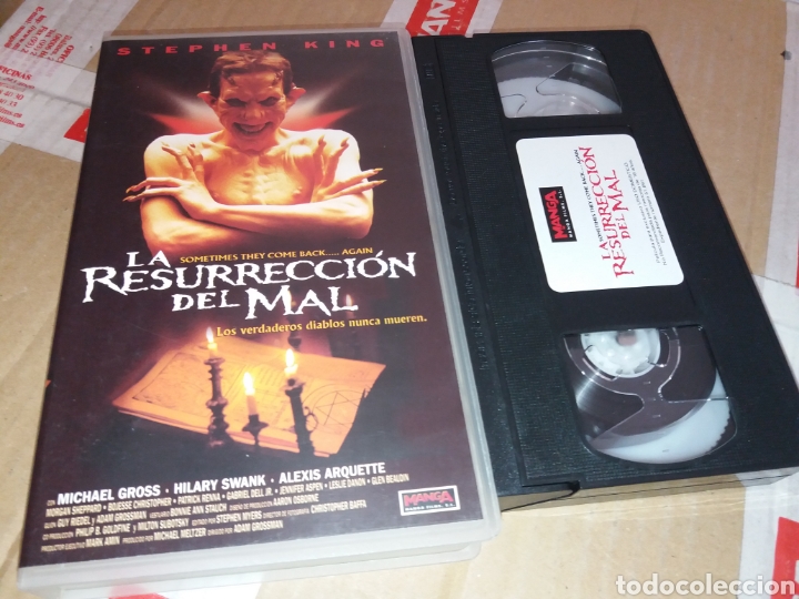 Cine: La resurreccion del mal- vhs-stephen king