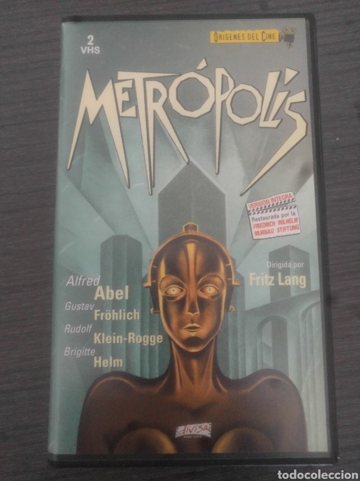 Cine: METROPOLIS FRITZ LANG 2 VHS - Foto 1