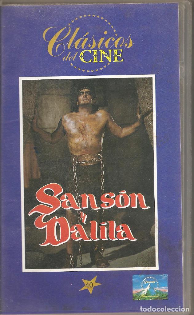 Cine: SANS&Oacute;N Y DALILA. VHS - Foto 1